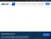 Tablet Screenshot of kirvit.com